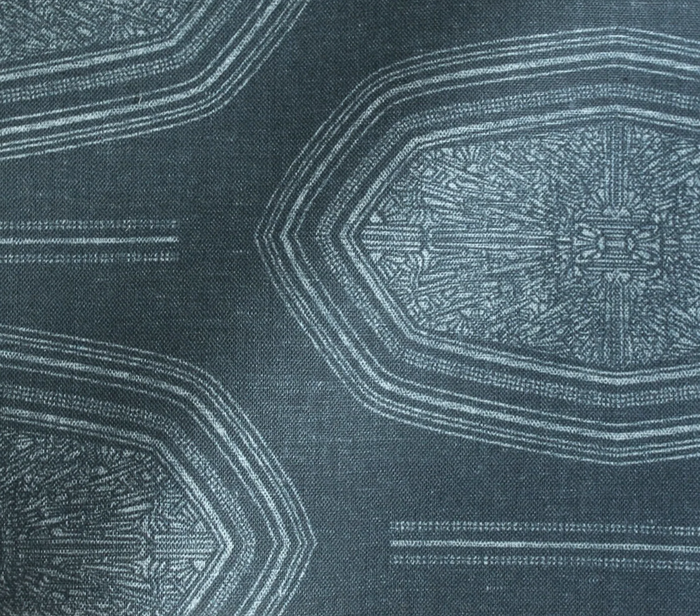 Dekowe Kamba Pillow Cover In Indigo Blue