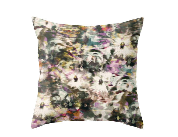dekowe Kansai Velvet Pillow Cover in Zinnia