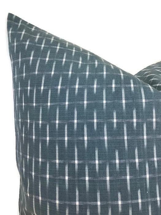 Dekowe Karuso Pillow Cover In Mineral Blue