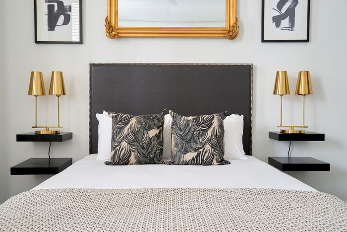 Dekowe Lacefield Villa Pillow Cover In Granite