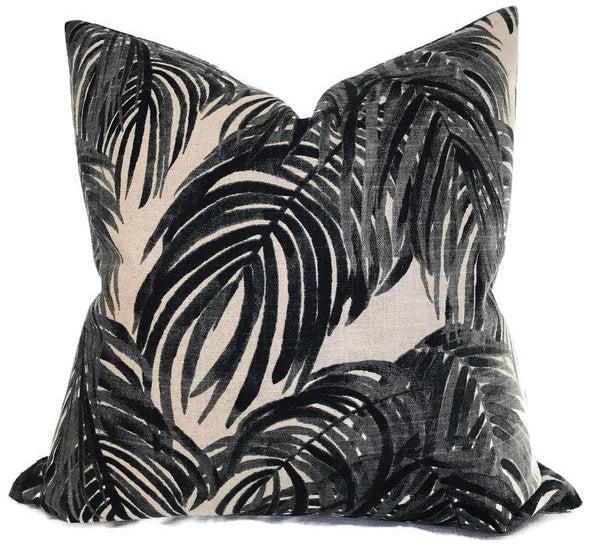 dekowe Lacefield Villa Pillow Cover in Granite