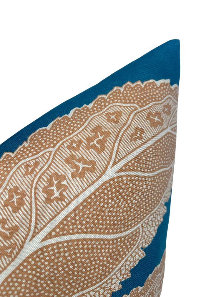 Dekowe Lacinato Pillow Cover In Ochre + Mineral