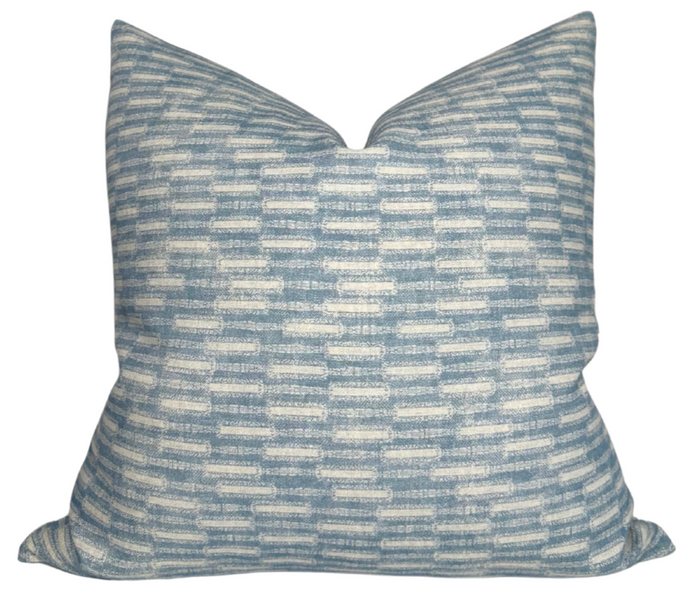 dekowe Lacuna Pillow Cover in Azul Blue