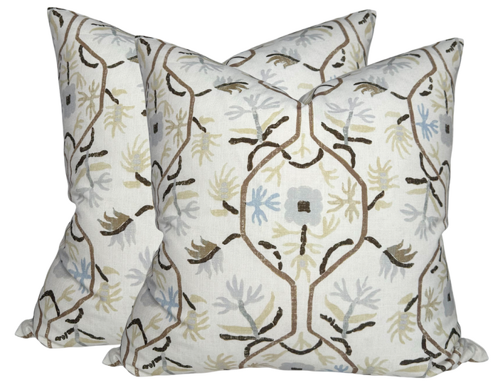 Dekowe Le Jasmin Pillow Cover In Pumice