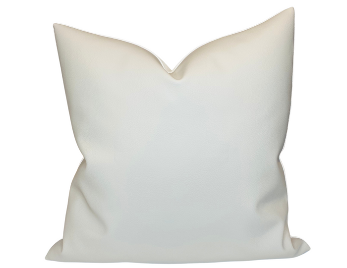dekowe Leather Pillow Cover in Natural