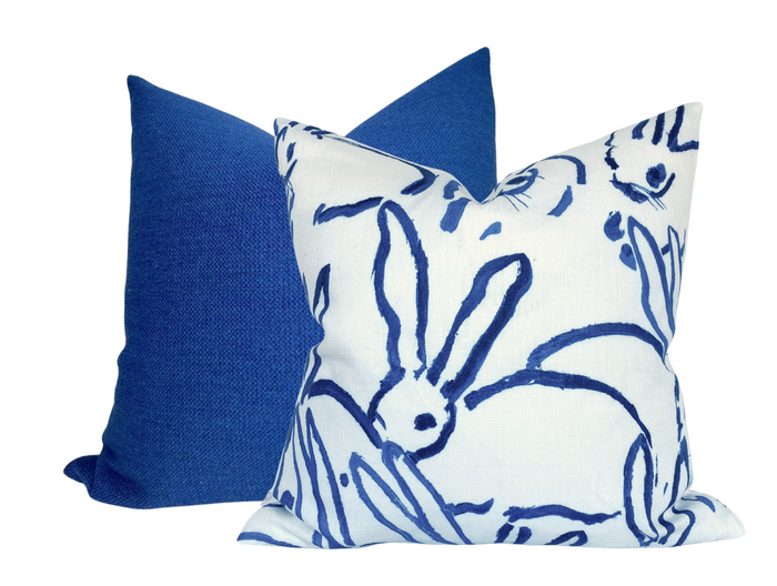Dekowe Lee Jofa Hutch Pillow Cover In Indigo