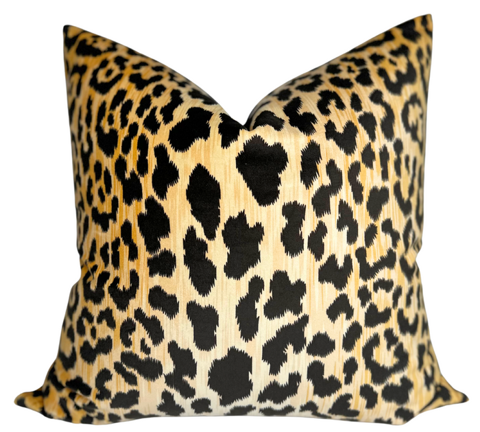 dekowe Leopard Velvet Pillow Cover