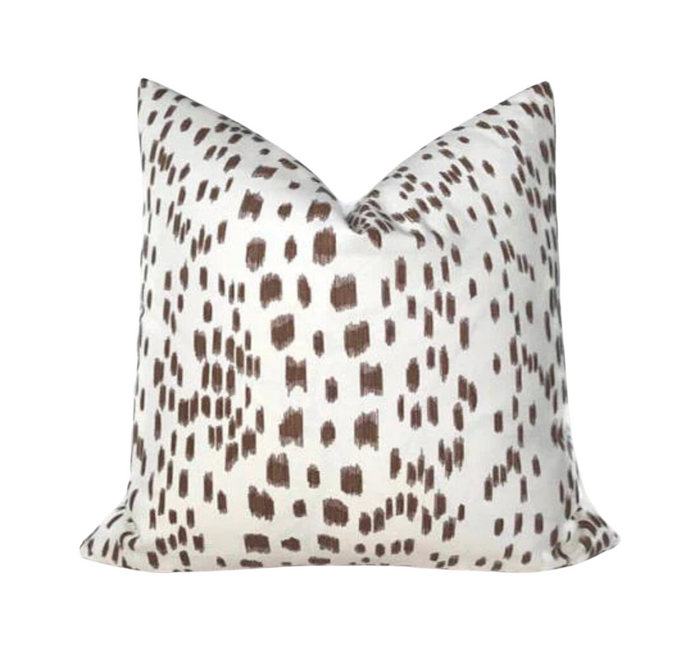 dekowe Les Touches Pillow Cover in Tan Brown