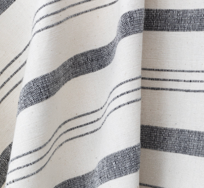 Dekowe Lima Stripe Pillow Cover In Natural