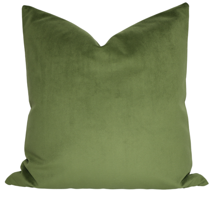 dekowe Luxe Velvet Pillow Cover in Fern