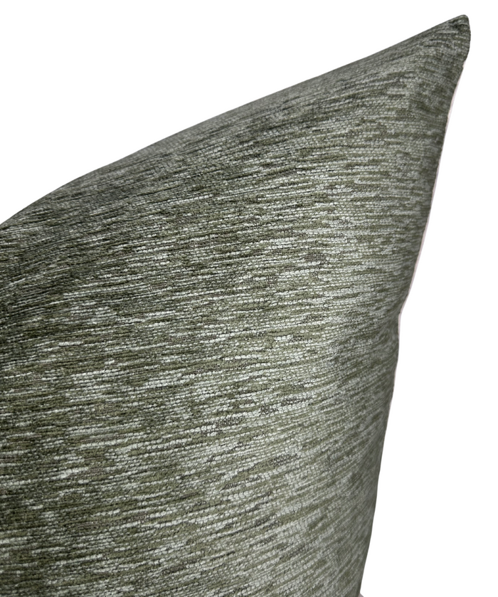 Dekowe Maismore Velvet Pillow Cover In Olive