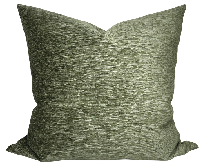 dekowe Maismore Velvet Pillow Cover in Olive