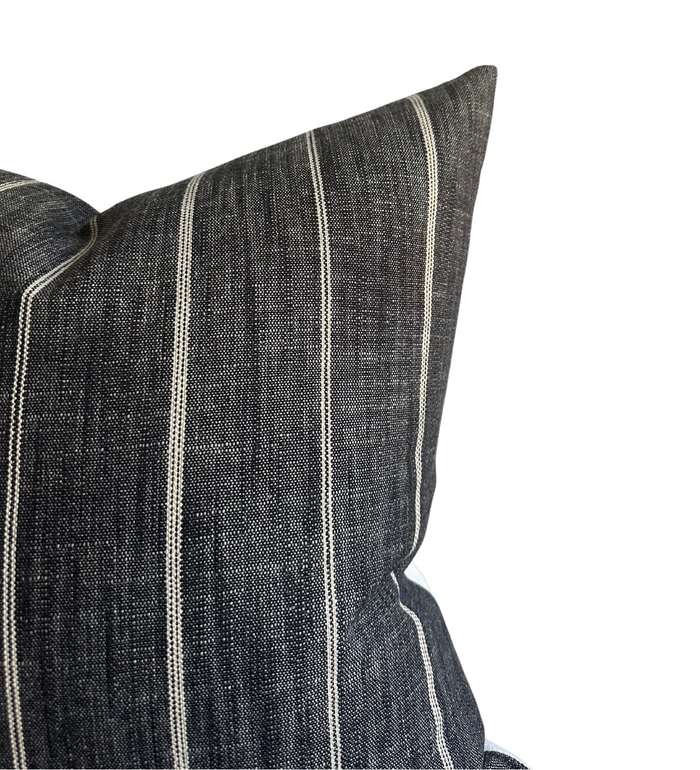 Dekowe Marley Pillow Cover In Charcoal