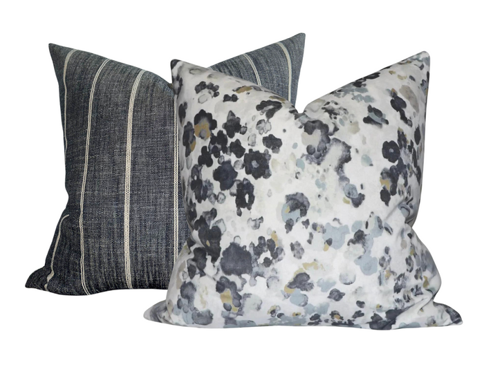 Dekowe Marley Pillow Cover In Charcoal