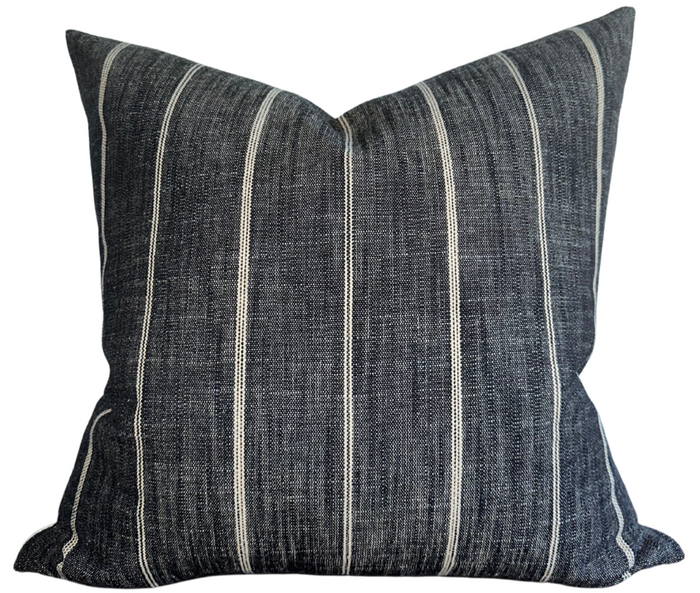 dekowe Marley Pillow Cover in Charcoal