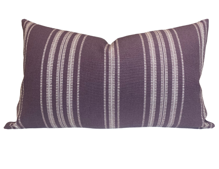 dekowe Mayan Striped Pillow Cover in Royal