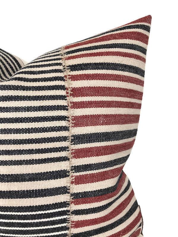 Dekowe Mazhar Pillow Cover In Red Designer Pillows