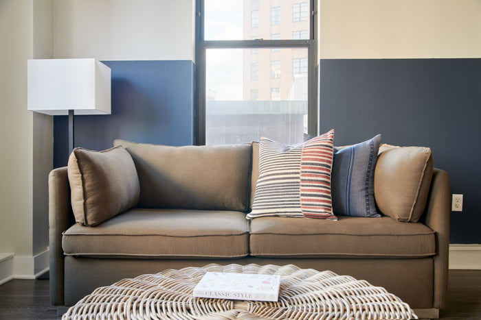 Dekowe Mazhar Pillow Cover In Red Designer Pillows