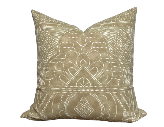 dekowe Medinas Pillow Cover in Camel Brown