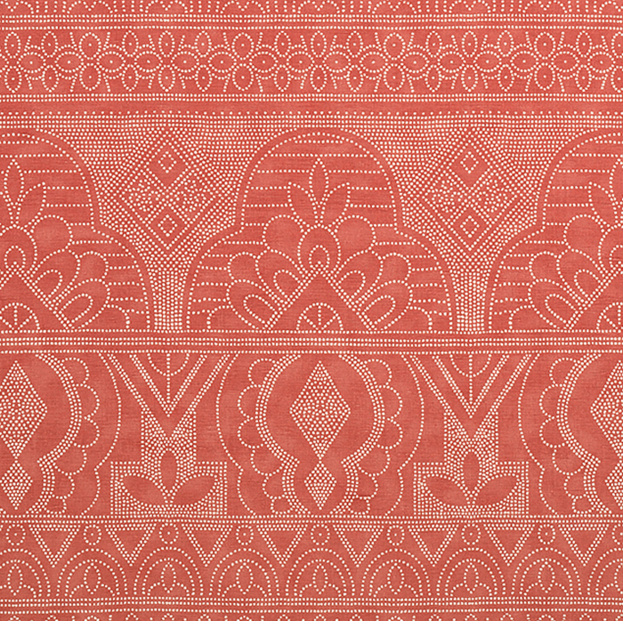 Dekowe Medinas Pillow Cover In Coral
