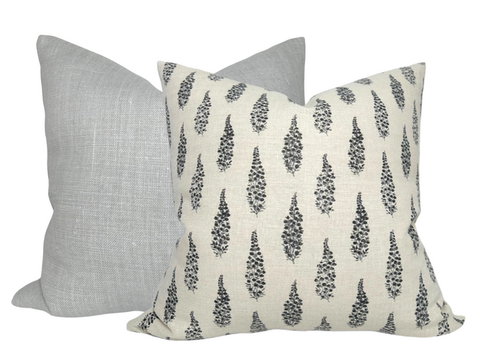 Dekowe Mia Linen Pillow Cover In Pierre