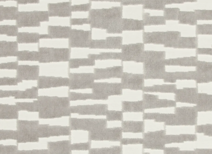 Dekowe Mod Velvet Pillow Cover In Grey