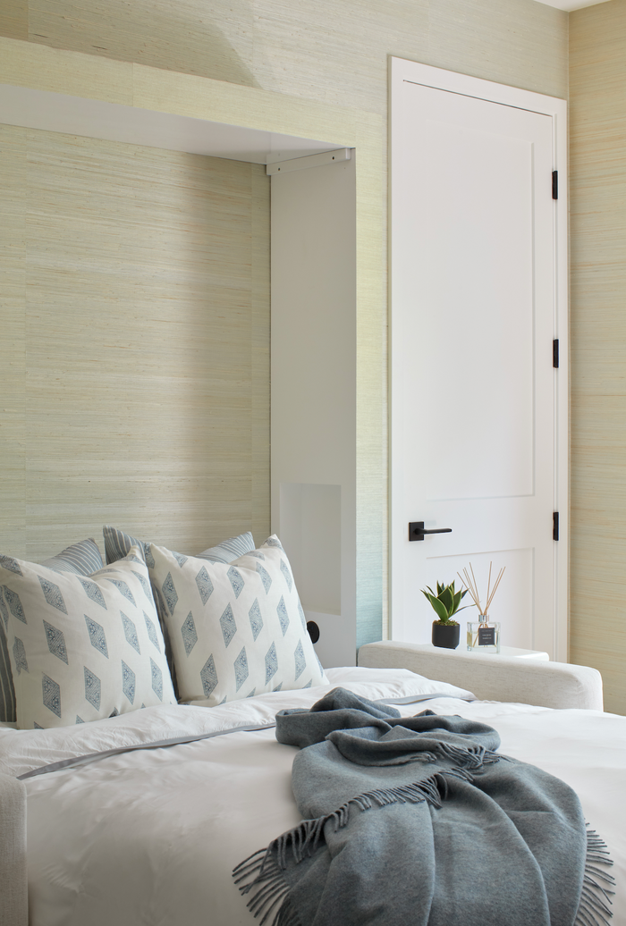 Dekowe Myriad Pillow Cover In Lake Blue