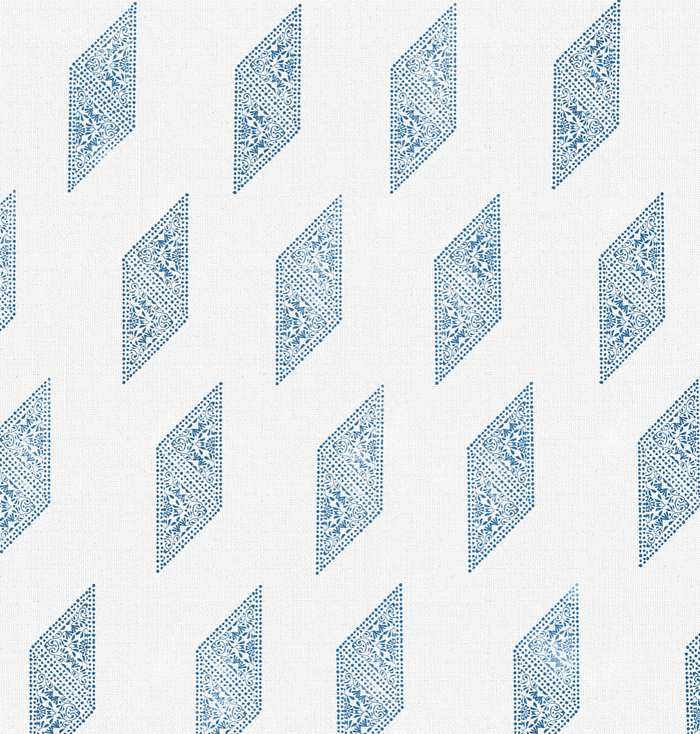 Dekowe Myriad Pillow Cover In Lake Blue