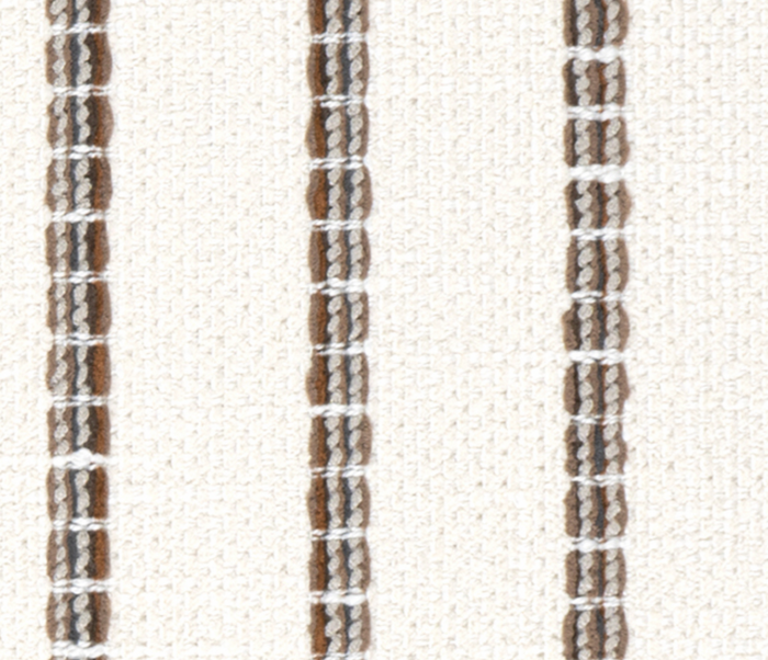 Dekowe Oak Creek Stripe Pillow Cover In Brown