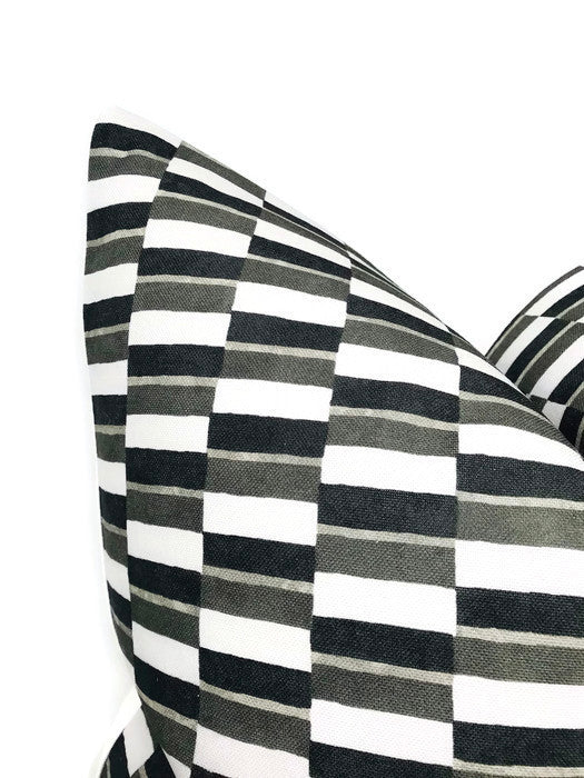 Dekowe Odon Pillow Cover In Grey Designer Pillows