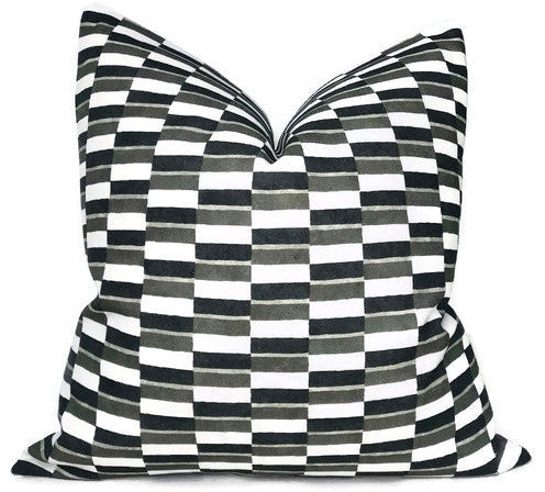 dekowe Odon Pillow Cover in Grey Designer Pillows