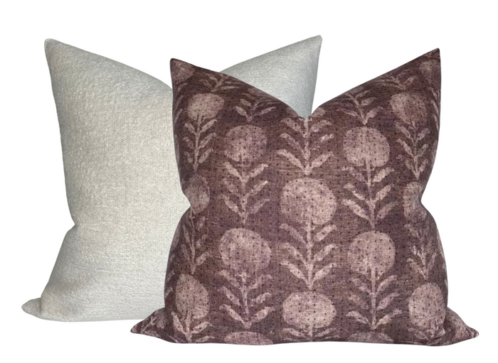 Dekowe Olympia Pillow Cover In Snow