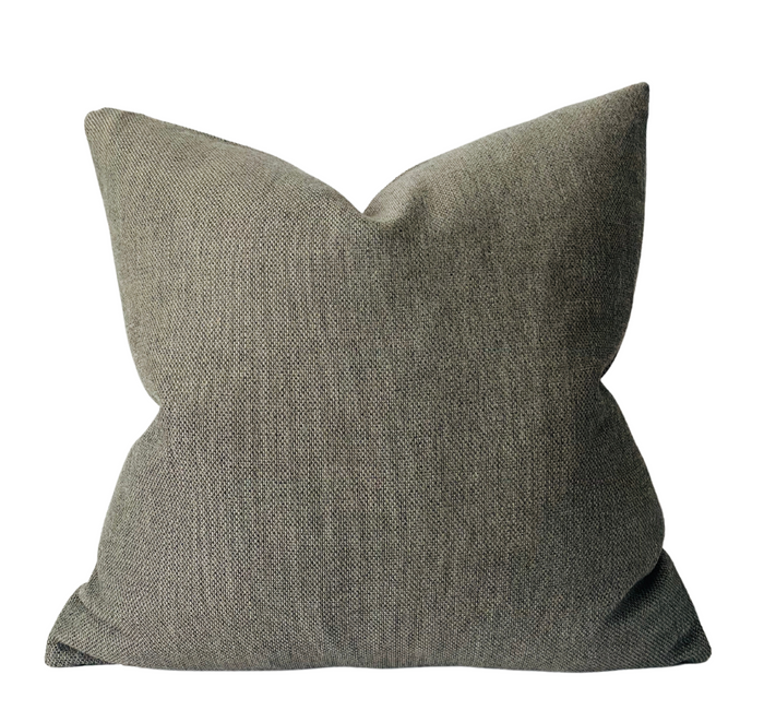 dekowe Outdoor Woven Pillow Cover in Pewter