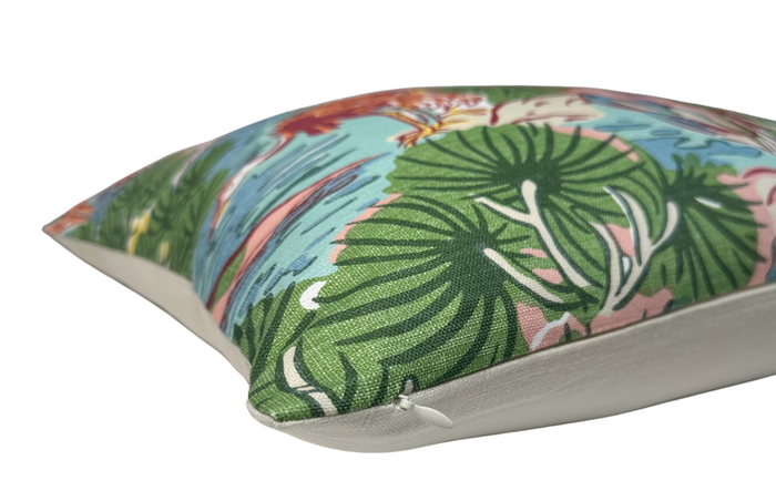 Dekowe Pagoda Pillow Cover In Coral