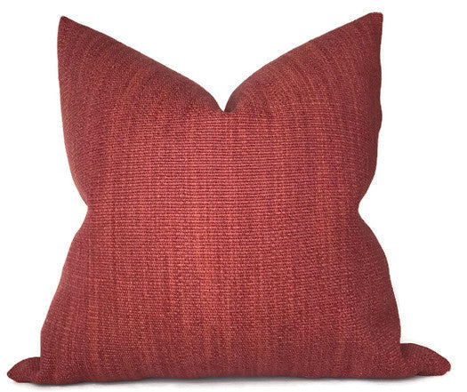 dekowe Pama Pillow Cover in Red Designer Pillows