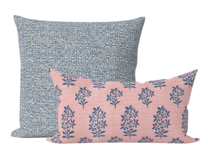 Dekowe Peter Dunham Asha Pillow Cover In Pink