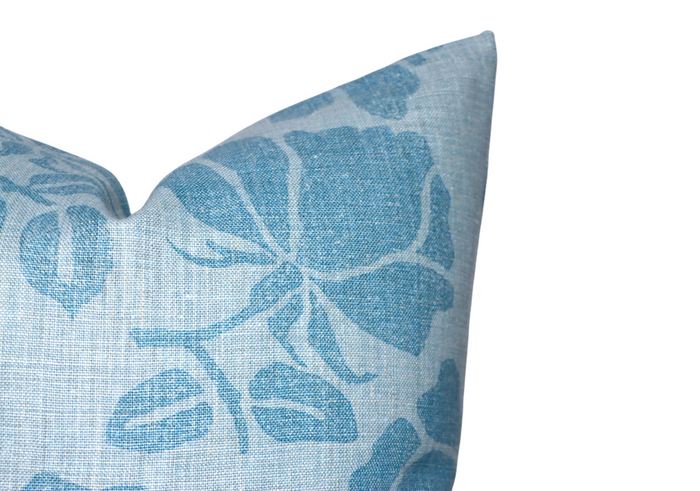 Dekowe Peter Dunham Emilia Pillow Cover In Blue