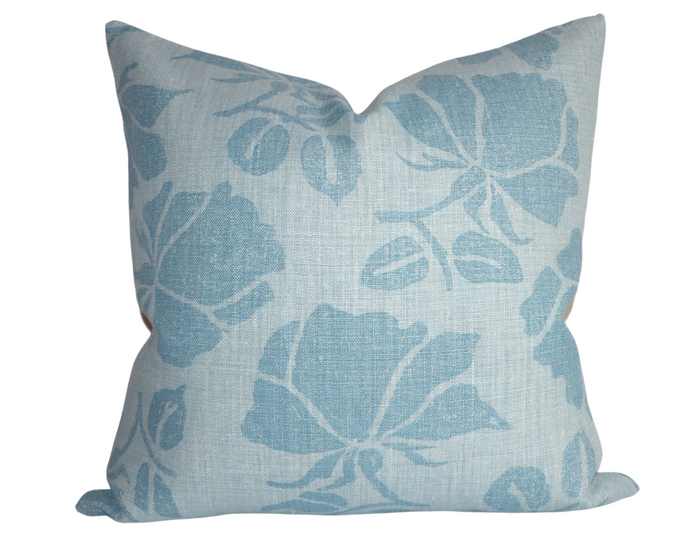 dekowe Peter Dunham Emilia Pillow Cover in Blue