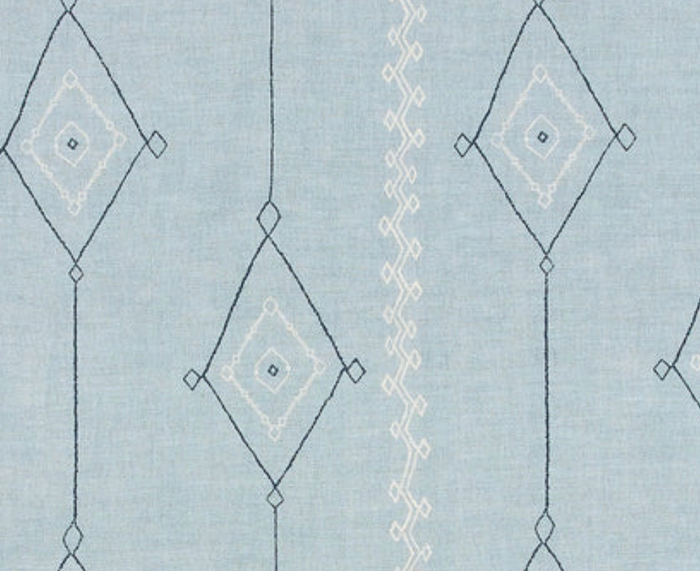 Dekowe Peter Dunham Khyber Pillow Cover In Blue