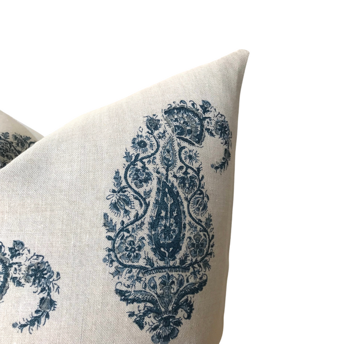 Dekowe Peter Dunham Shiraz Pillow Cover In Blue