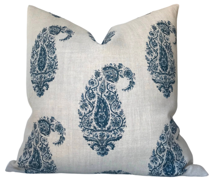 dekowe Peter Dunham Shiraz Pillow Cover in Blue
