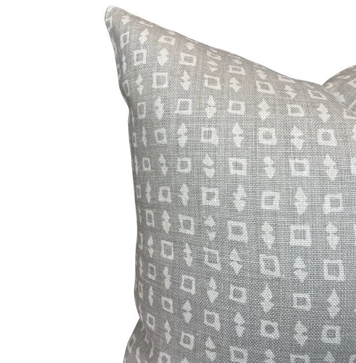 Dekowe Peter Dunham Wabi Pillow Cover In Ash Grey