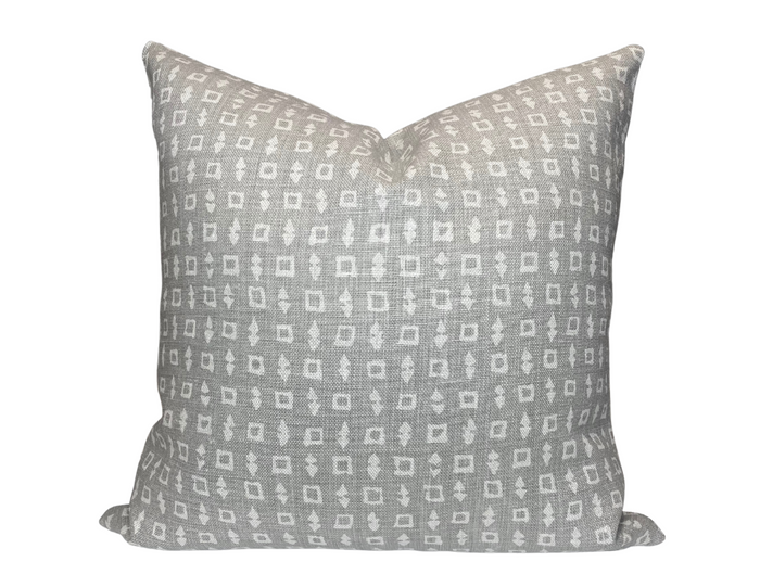 dekowe Peter Dunham Wabi Pillow Cover in Ash Grey