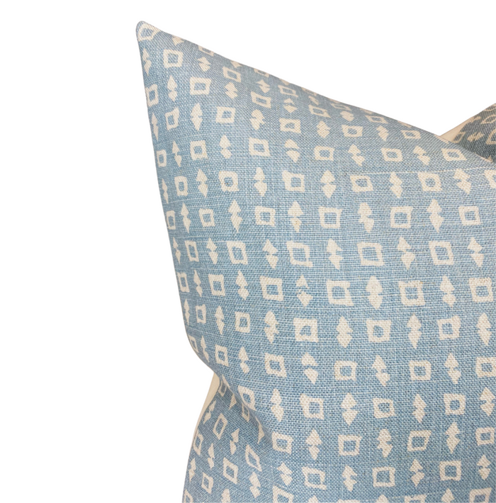 Dekowe Peter Dunham Wabi Pillow Cover In Blue