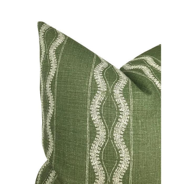 Dekowe Peter Dunham Zanzibar Pillow Cover In Green