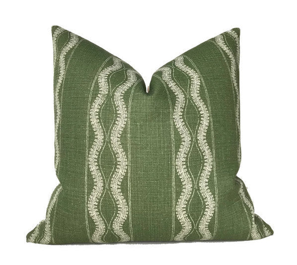 dekowe Peter Dunham Zanzibar Pillow Cover in Green