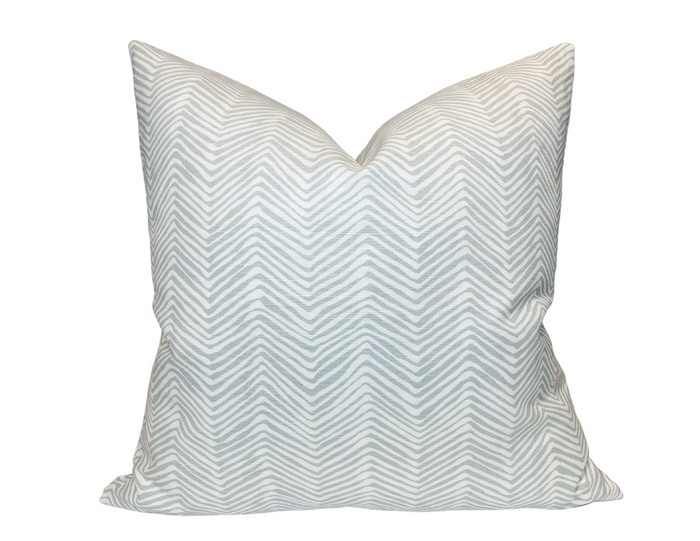 dekowe Petite Zig Zag Pillow Cover in Grey