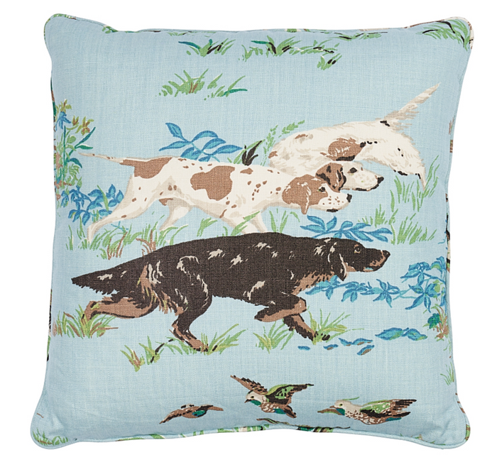 dekowe Pointers Pillow Cover in Sky Blue