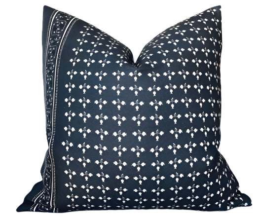 dekowe Ponce Pillow Cover in Blue Designer Pillows