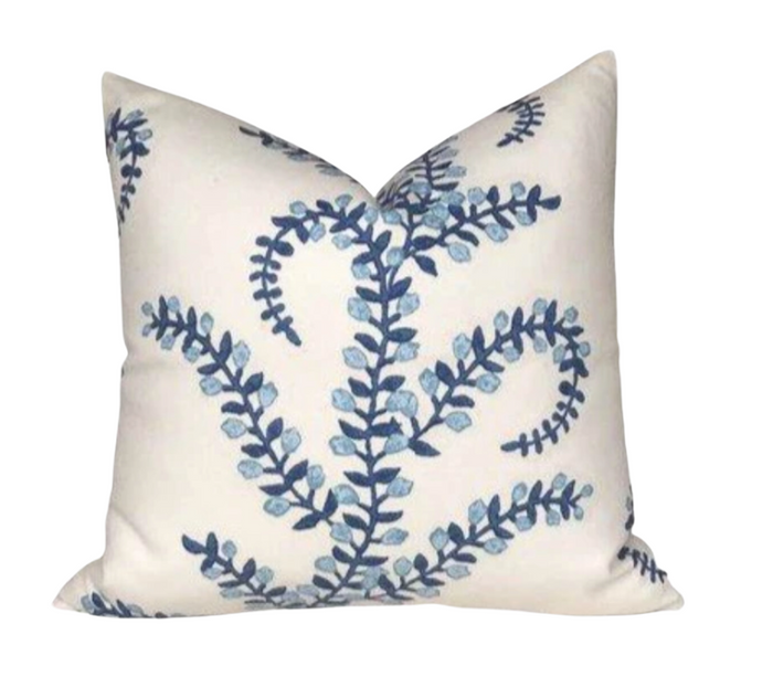 dekowe Prasana Pillow Cover in Bluebell